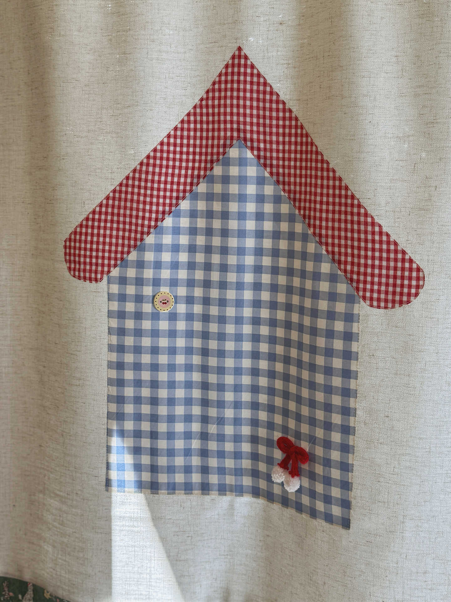Commercial Printing Rates - Cortina de Porta Noren VIKAMA Gingham