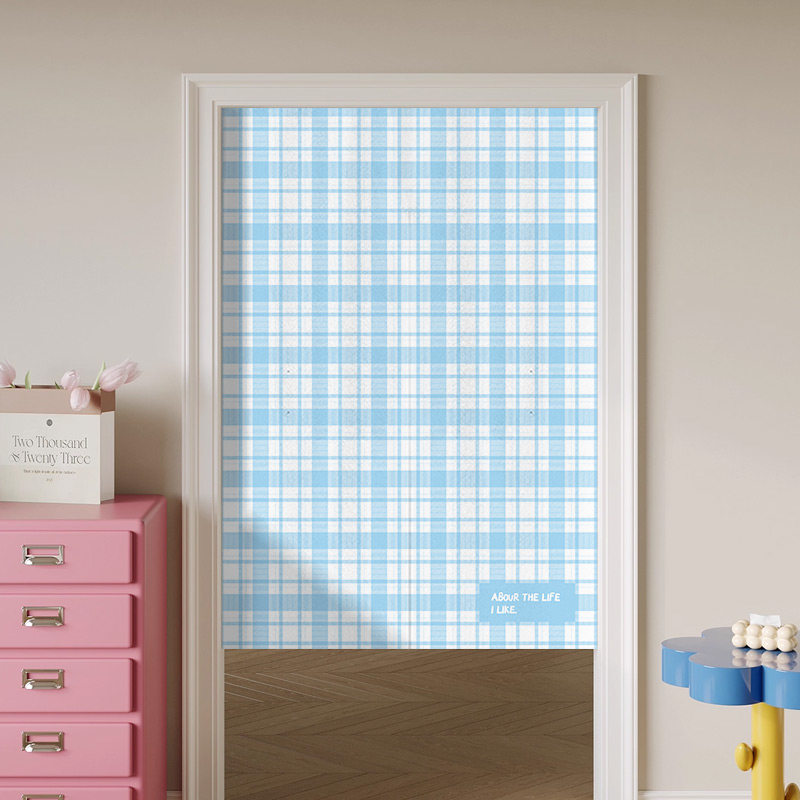 Commercial Printing Rates - Cortina de Porta Noren VIKAMA Azul