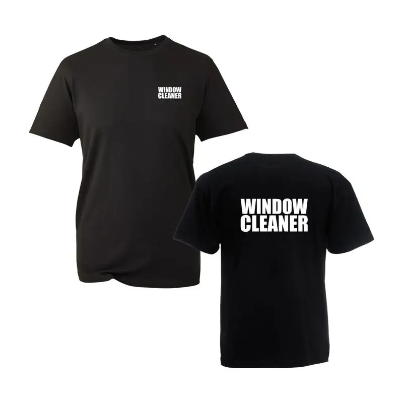 Commercial Window Printing - Camiseta Estampada Limpador de Janelas para