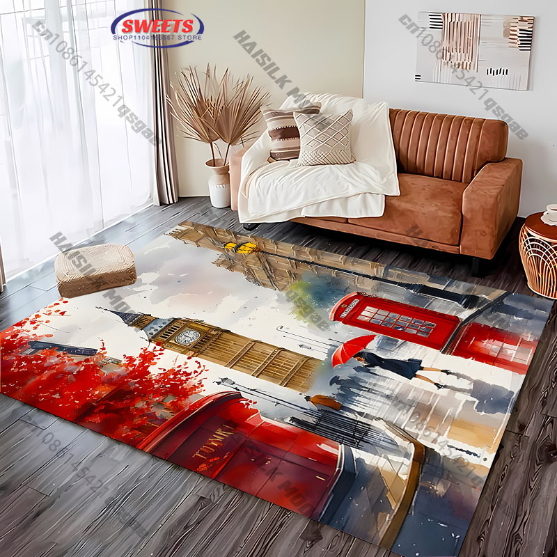 Frete grátis! Tapete estampado - Commercial Printing London avaliação e preço