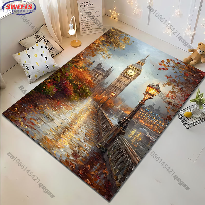 Frete grátis! Tapete estampado - Commercial Printing London avaliação e preço