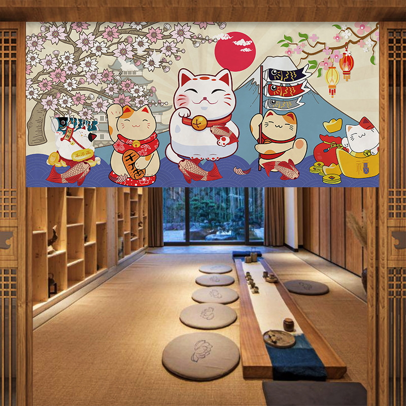 Cortina de Porta Noren Japones - Commercial Printing Rates avaliação e preço