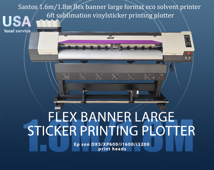 Fábrica Dx5 Xp600 1.8M Grande  - Commercial Vinyl Printing Machine avaliação e preço